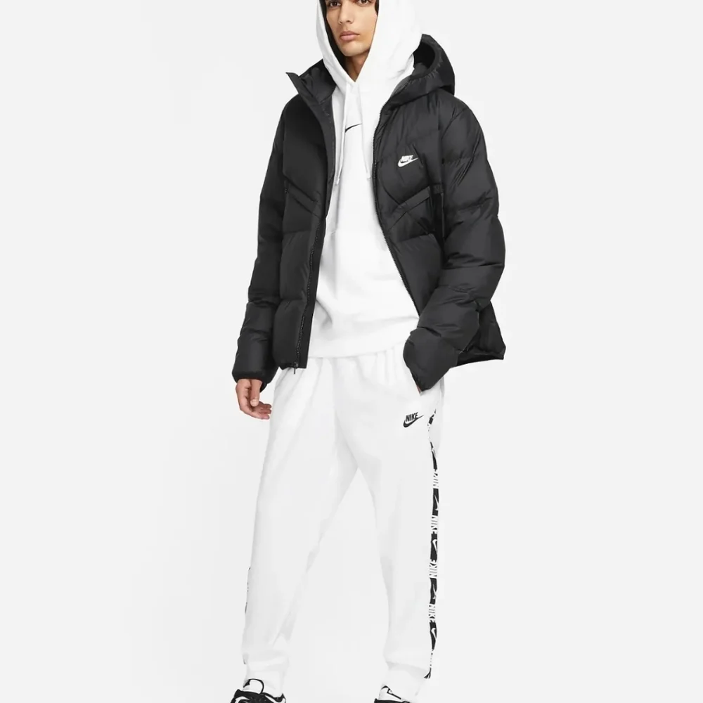 Nike Sportswear Storm-Fit Down Puffer Hooded Jacket Black DD6795-010 - Picture 7 of 9